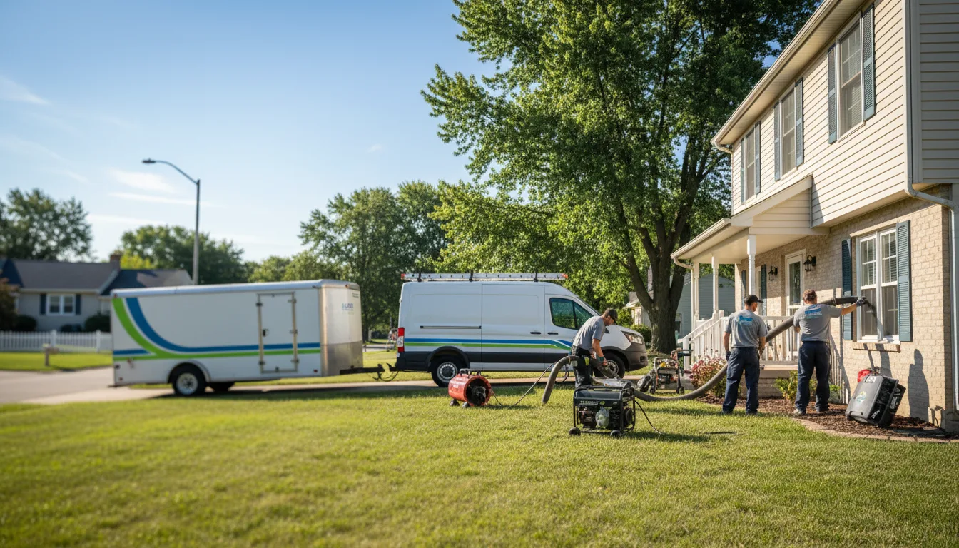 Flooded Basement Restoration And Cleanup With Repair in Babson Park, MA near me